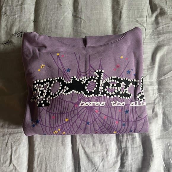 SP5DER ‘Açaí’ HOODIE - Picture 2 of 5